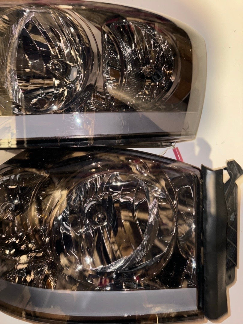 2006 to 2008 Dodge Ram 1500 Compatible with 2006 to 2009 Dodge Ram 2500 3500 Headlights faros Focos Luces micas