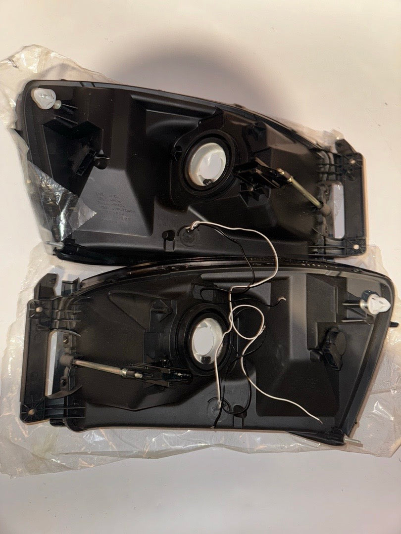 2006 to 2008 Dodge Ram 1500 Compatible with 2006 to 2009 Dodge Ram 2500 3500 Headlights faros Focos Luces micas