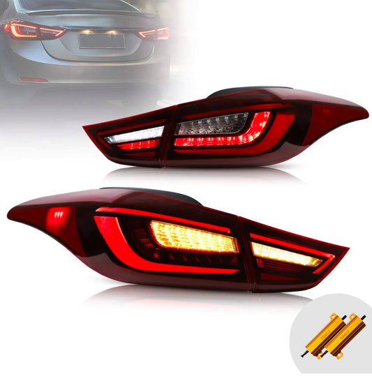 2011 to 2016 Hyundai Elantra does Not fit Hatchback Rear Tail Lamps reverse Taillights Luces Traseras micas Calaveras
