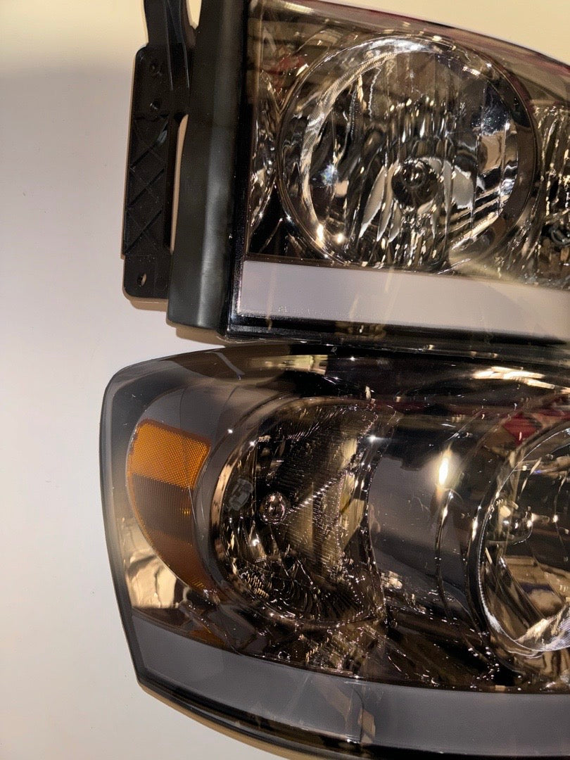 2006 to 2008 Dodge Ram 1500 Compatible with 2006 to 2009 Dodge Ram 2500 3500 Headlights faros Focos Luces micas