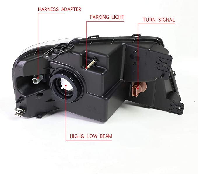 Ford F-150 and Mark LT Oem style headlights headlamps faros Focos Luces micas 2004 2005 2006 2007 2008