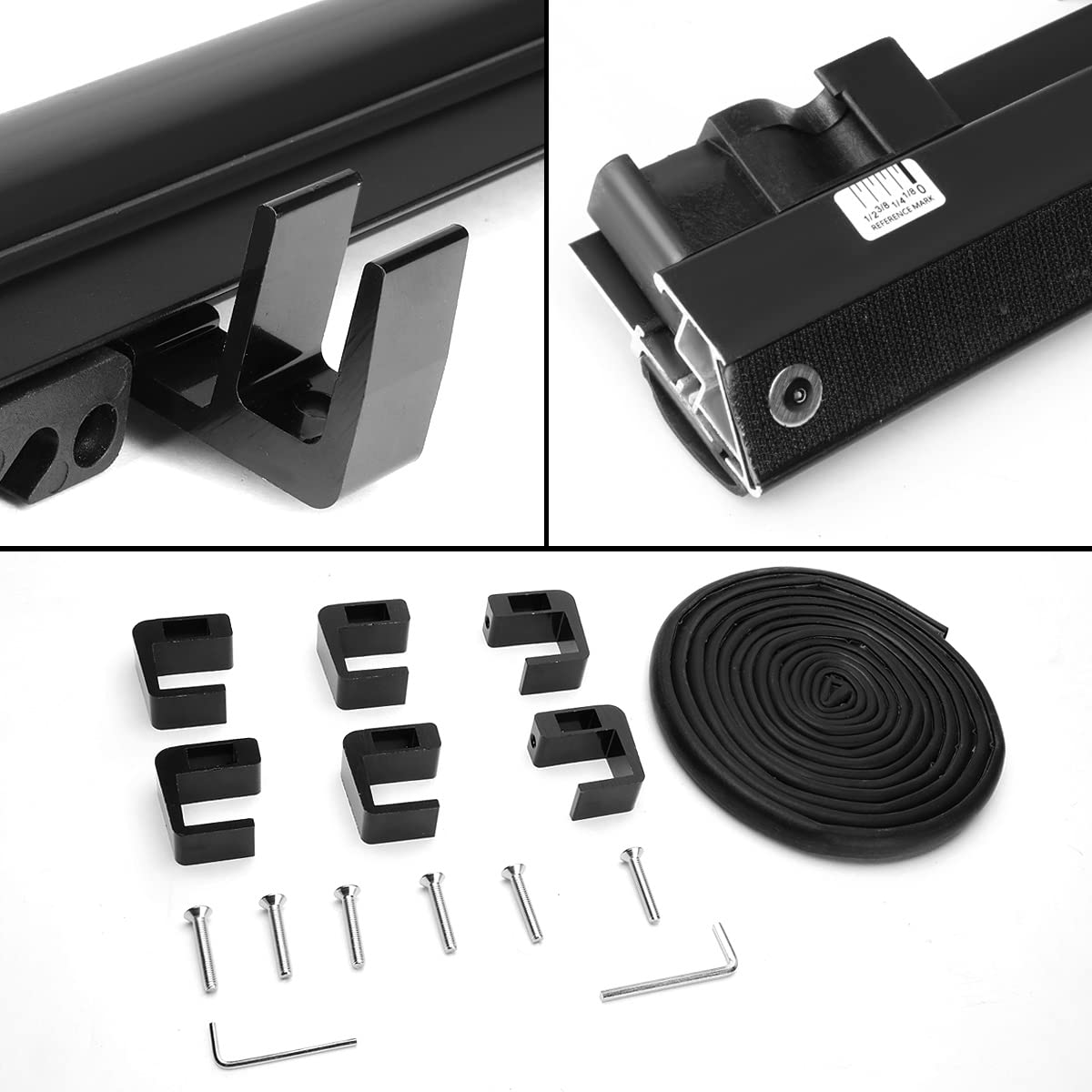 2004 to 2014 F-150 5.5Ft Soft Vinyl Roll Up Tonneau Cover Compatible with Fleet-side Bed Tapa Suave enrollable