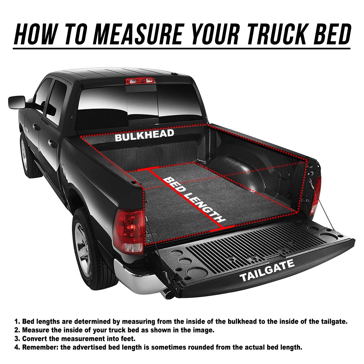 2004 to 2014 F-150 5.5Ft Soft Vinyl Roll Up Tonneau Cover Compatible with Fleet-side Bed Tapa Suave enrollable