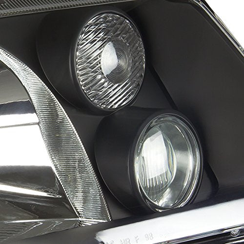 Volkswagen Jetta MKIV Black Housing Headlamps Headlights Faros Focos Luces Micas 1999 2000 2001 2002 2003 2004 2005