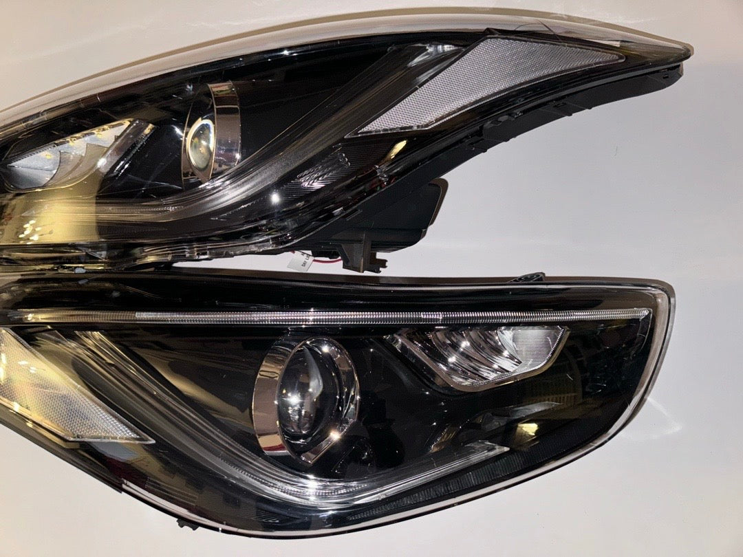 2012 to 2015 Hyundai Elantra Coupe Not for Hybrid Demon Eyes Headlights Faros Focos Luces Micas