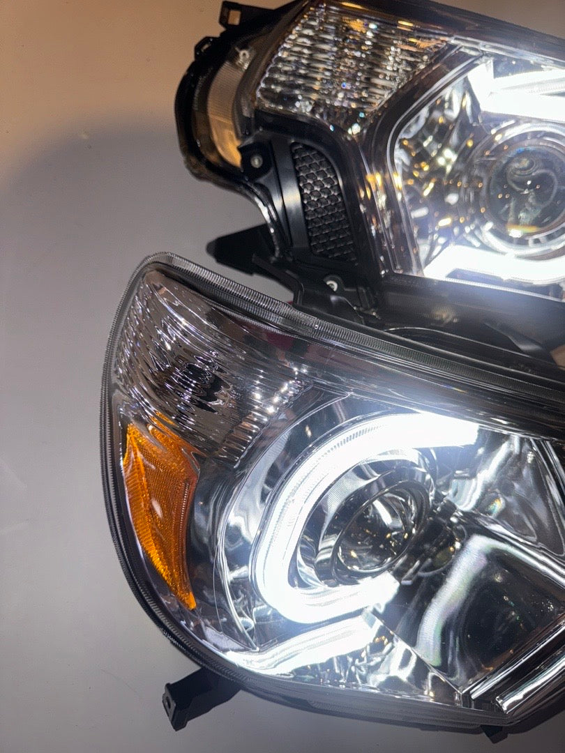 2012 to 2015 Toyota Tacoma LED DRL Headlights Faros Focos Luces Micas