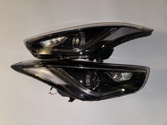2012 to 2015 Hyundai Elantra Coupe Not for Hybrid Demon Eyes Headlights Faros Focos Luces Micas