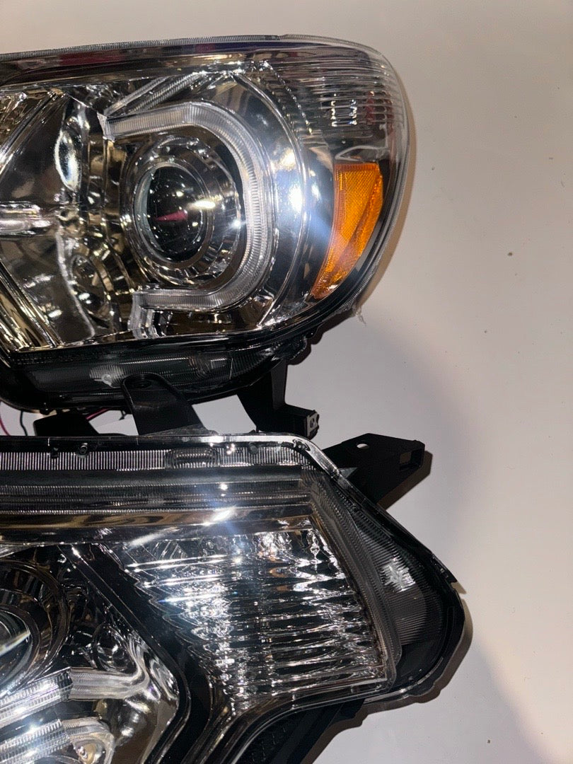 2012 to 2015 Toyota Tacoma LED DRL Headlights Faros Focos Luces Micas
