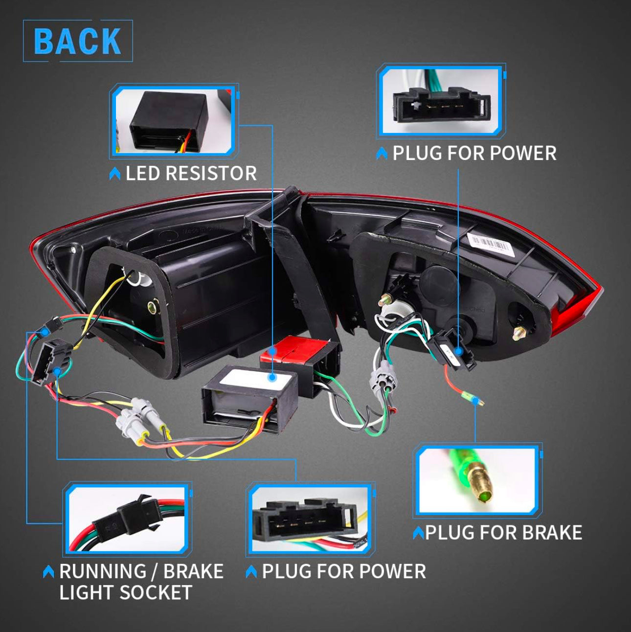 2011 to 2014 Volkswagen Jetta Sagitar does Not Fit GLI & Led Version Full LED Headlights Faros Focos Luces Micas