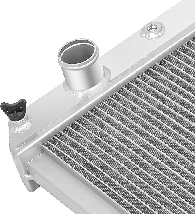 DNA Motoring RA-CHEVYT63-3 3-Row Full Aluminum Radiator Compatible with 1963-1966 Chevy C10/C20/C30/K10/K30, 1961-1962 Dynamic, 1961-1966 Bonneville/Catalina MT