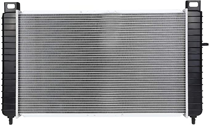 DNA Motoring OEM-RA-2334 28'' Radiator Compatible with 99-07 Escalade/Silverado/Sierra 1500 2500 / Suburban/Yukon, OE Style Aluminum Core Direct Fit Radiator, 1-5/16" Inlet / 1-9/16" Outlet