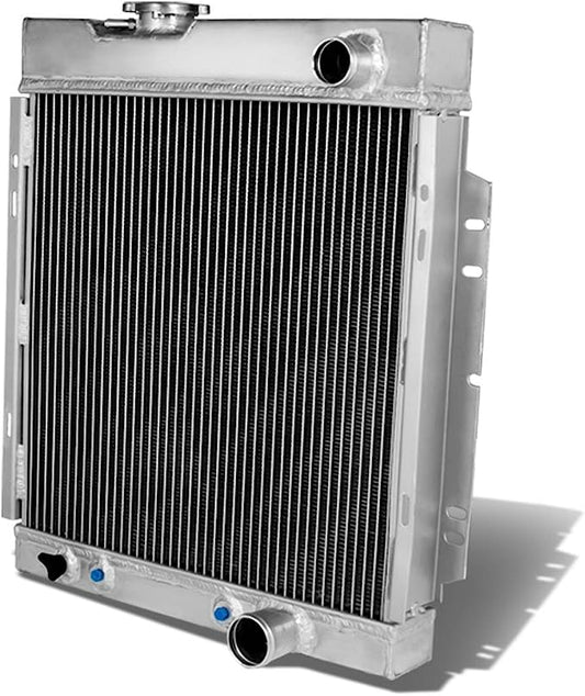 Aluminum 3-Row Racing Cooling Radiator for Ford Mustang Inline 6 And V8 Manual Transmission only 1964 to 1966