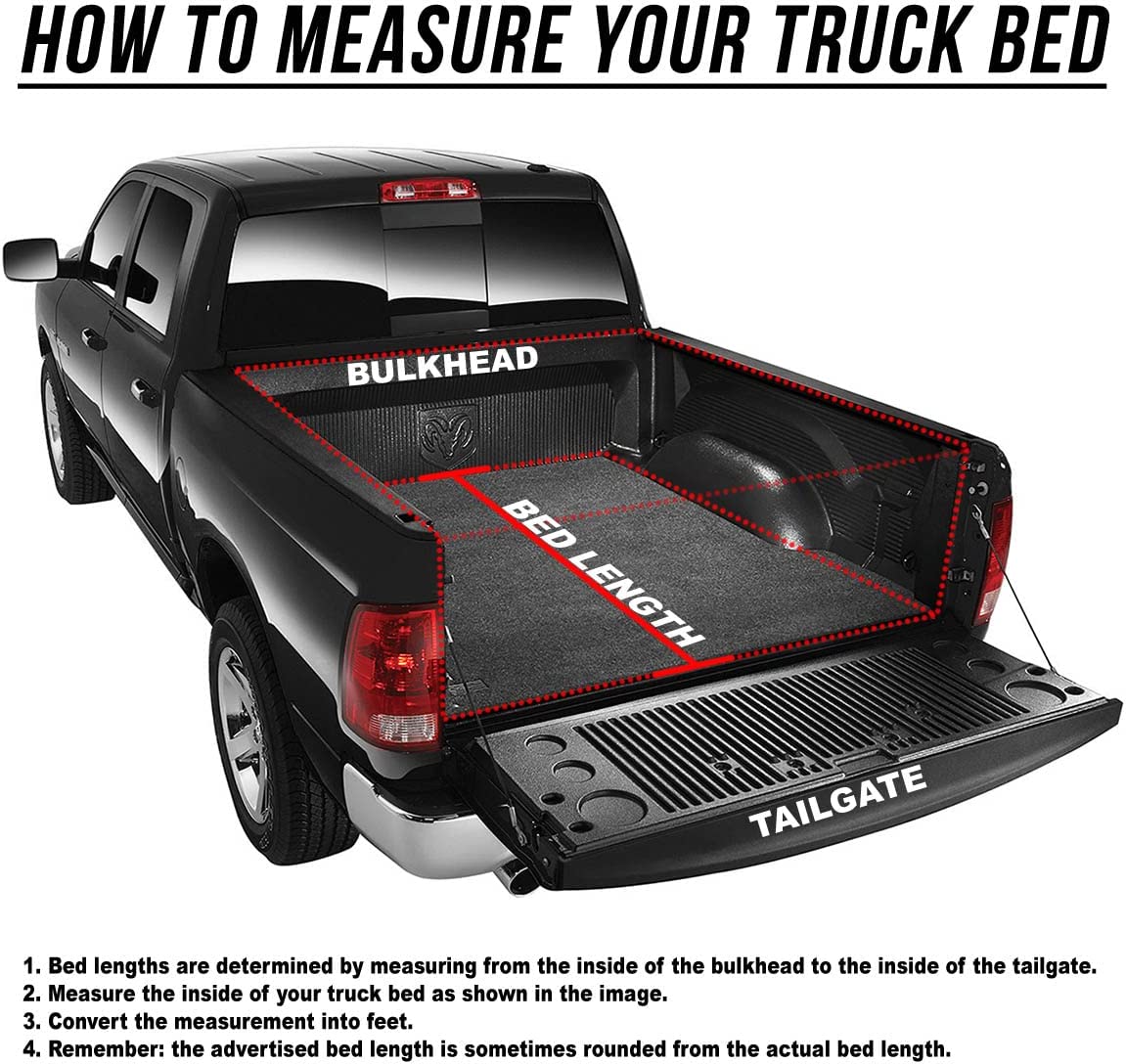 Truck Bed Soft Vinyl Roll-Up Tonneau Cover Compatible with Chevy Silverado GMC Sierra 1500 2500 3500 and HD Models 6.5ft Fleet-side Bed Black 1999 2000 2001 2002 2003 2004 2005 2006