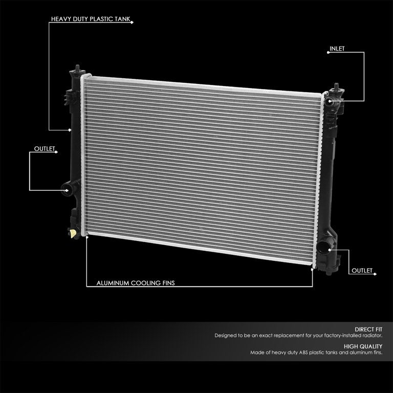 Aluminum Radiator For 2018-2022 Toyota Avalon Camry Rav4 2.5l Hybrid 3.5l 2019 and 2020