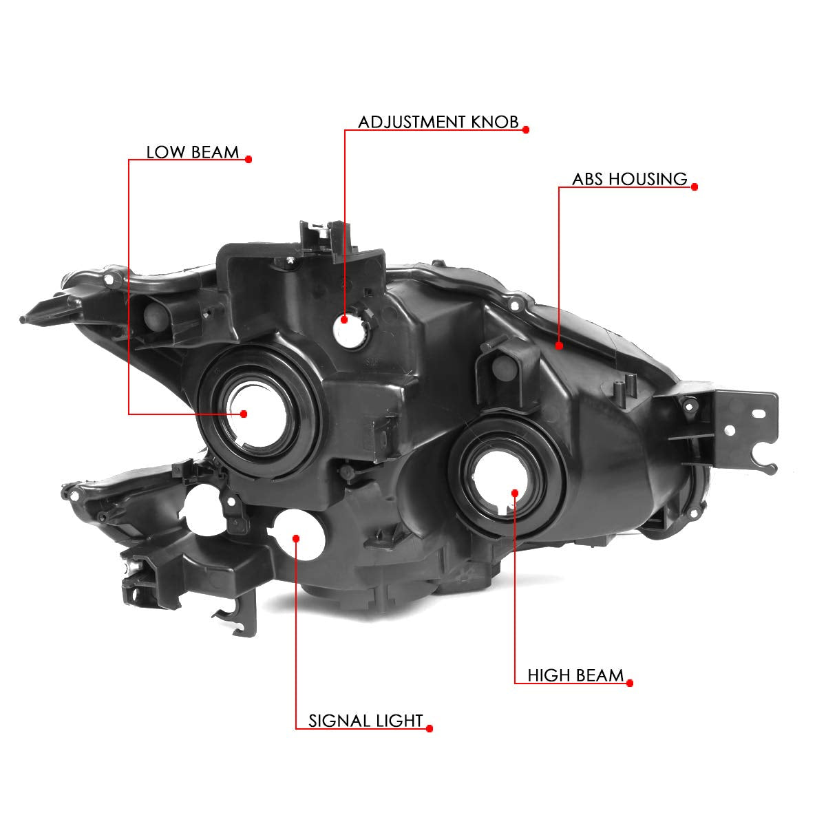 Nissan Maxima Halogen Models Only Smoked Housing Headlamps Headlights Faros Focos Luces Micas 2009 2010 2011 2012 2013 2014