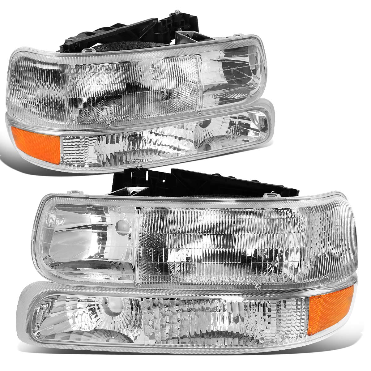 Chevy Silverado Tahoe Suburban Oem Style Headlamps Headlights Faros Focos Luces Micas 1999 2000 2001 2002 2003 2004 2005 2006 2007 2008