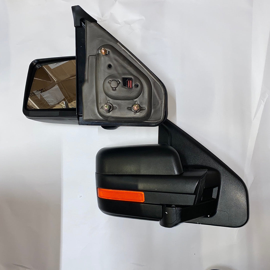 Ford F-150 Black Towing Mirrors Espejos De Remolque Passenger side and driver side 2004 2005 2006 2007 2008 2009 2010 2011 2012 2013 2014