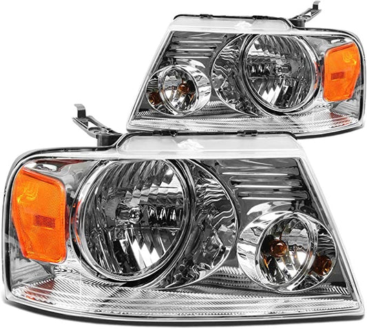 Ford F-150 and Mark LT Oem style headlights headlamps faros Focos Luces micas 2004 2005 2006 2007 2008