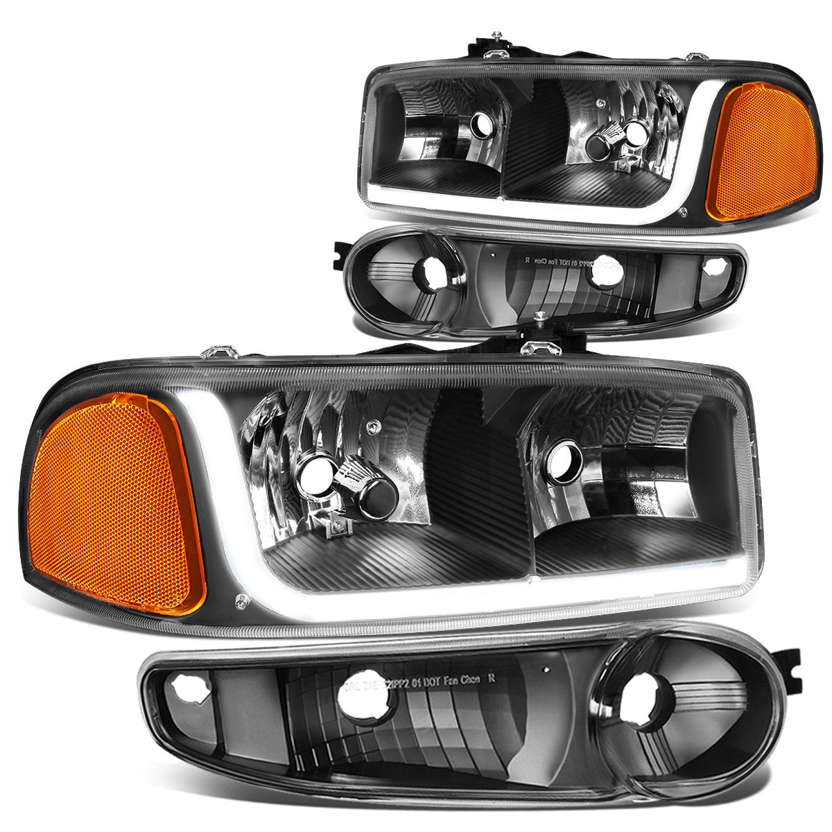GMC Headlights faros focos Luces delanteras micas