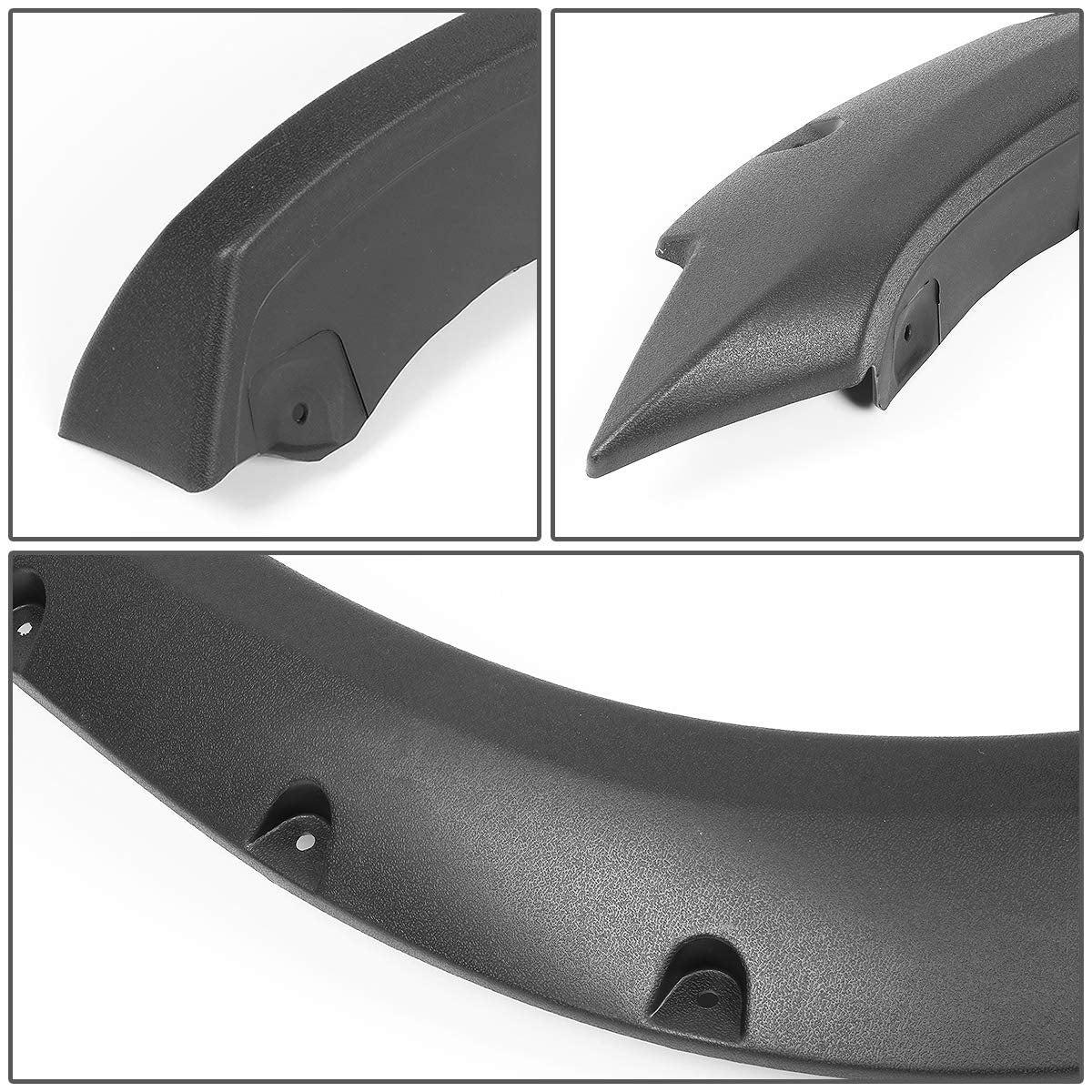 Dodge Ram Pocket Riveted Style Fender Flare Cover Wheel Protector 4Pcs Set In Black 2009 2010 2011 2012 2013 2014 2015 2016 2017 2018