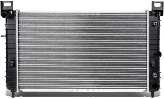 1-Row Cooling Radiator Compatible with Silverado Sierra Yukon Tahoe Suburban 4.3L 4.8L 5.3L AT Aluminum Core 1999 to 2007